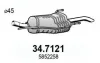 Endschalld&auml;mpfer ASSO 34.7121