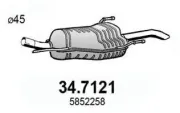 Endschalldämpfer ASSO 34.7121