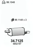Endschalldämpfer ASSO 34.7125