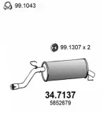 Endschalldämpfer ASSO 34.7137