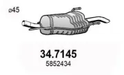 Endschalldämpfer ASSO 34.7145