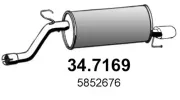 Endschalldämpfer ASSO 34.7169