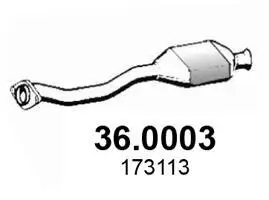 Katalysator vorne ASSO 36.0003