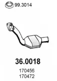 Katalysator vorne ASSO 36.0018