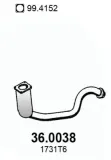 Katalysator vorne ASSO 36.0038