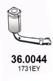 Katalysator vorne ASSO 36.0044