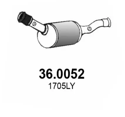 Katalysator vorne ASSO 36.0052