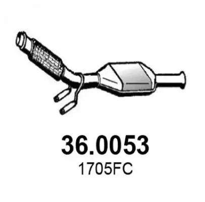 Katalysator vorne ASSO 36.0053