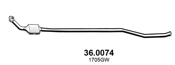 Katalysator vorne ASSO 36.0074