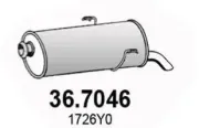 Endschalldämpfer ASSO 36.7046