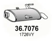 Endschalldämpfer ASSO 36.7076
