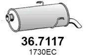 Endschalldämpfer ASSO 36.7117