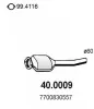 Katalysator vorne ASSO 40.0009