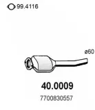 Katalysator vorne ASSO 40.0009