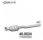 Katalysator vorne ASSO 40.0024