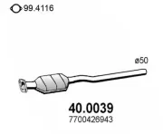 Katalysator vorne ASSO 40.0039