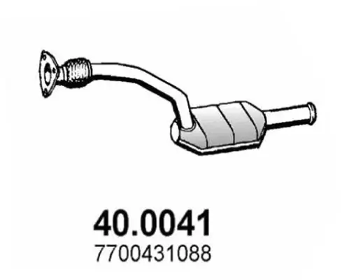 Katalysator vorne ASSO 40.0041 Bild Katalysator vorne ASSO 40.0041