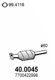 Katalysator vorne ASSO 40.0045