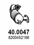 Katalysator vorne ASSO 40.0047