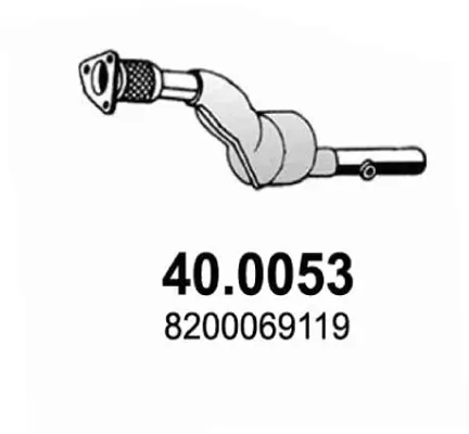 Katalysator vorne ASSO 40.0053