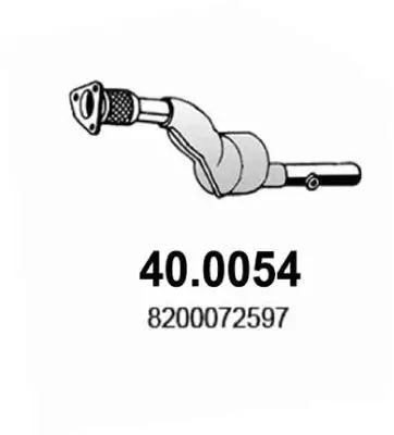 Katalysator vorne ASSO 40.0054 Bild Katalysator vorne ASSO 40.0054