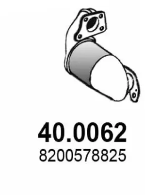Katalysator vorne ASSO 40.0062