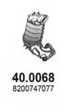Katalysator vorne ASSO 40.0068