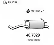 Endschalldämpfer ASSO 40.7029