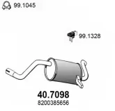 Endschalldämpfer ASSO 40.7098