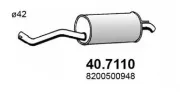 Endschalldämpfer ASSO 40.7110