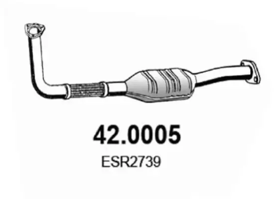 Katalysator vorne ASSO 42.0005 Bild Katalysator vorne ASSO 42.0005