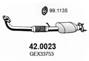 Katalysator vorne ASSO 42.0023