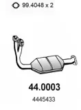 Katalysator vorne ASSO 44.0003