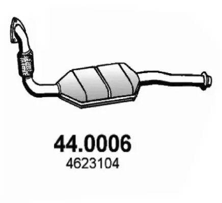 Katalysator vorne ASSO 44.0006