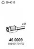 Katalysator vorne ASSO 46.0009