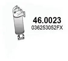 Katalysator vorne ASSO 46.0023