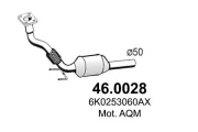 Katalysator vorne ASSO 46.0028