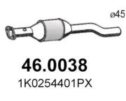 Katalysator vorne ASSO 46.0038