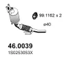 Katalysator vorne ASSO 46.0039