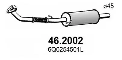 Vorschalldämpfer ASSO 46.2002 Bild Vorschalldämpfer ASSO 46.2002