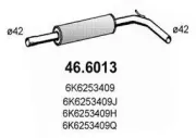 Mittelschalldämpfer ASSO 46.6013