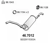 Endschalldämpfer ASSO 46.7012