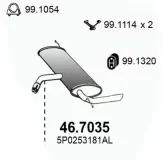 Endschalldämpfer ASSO 46.7035