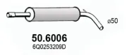 Mittelschalldämpfer ASSO 50.6006