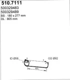 Endschalldämpfer ASSO 510.7111