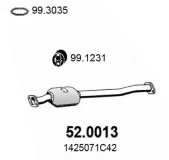 Katalysator vorne ASSO 52.0013