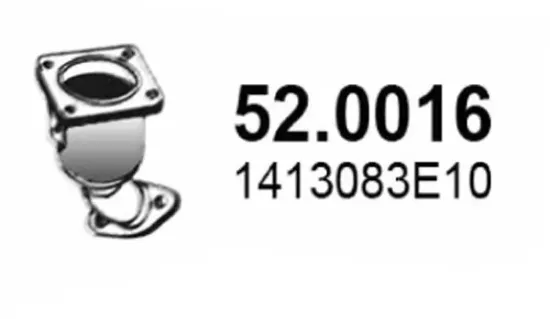 Katalysator vorne ASSO 52.0016 Bild Katalysator vorne ASSO 52.0016