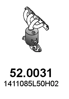 Katalysator ASSO 52.0031 Bild Katalysator ASSO 52.0031