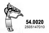 Katalysator vorne ASSO 54.0020