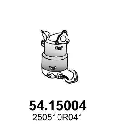 Ruß-/Partikelfilter, Abgasanlage ASSO 54.15004 Bild Ruß-/Partikelfilter, Abgasanlage ASSO 54.15004